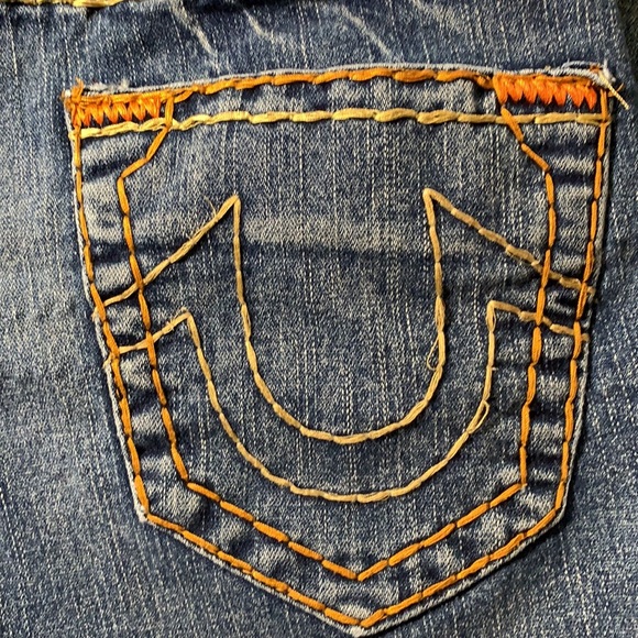 SOLD True religion size 28 Johnny Super T Flared/bell bottom - Picture 11 of 13